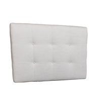 Muebles New - Respaldo Plaza Y Media Gris Lino