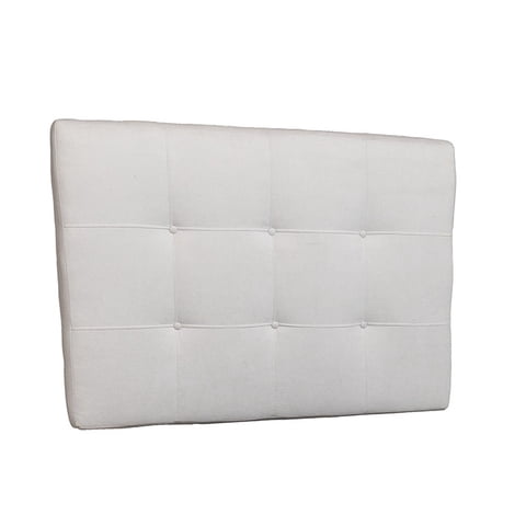 Muebles New - Respaldo Plaza Y Media Gris Lino