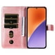 thumbnail image 5 of Funda con Cremallera para Xiaomi 15, Carcasa Cartera de Cuero PU con Soporte y Tarjetero, 5 of 6