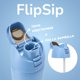 thumbnail image 3 of Termo Botella Termica Agua Acero Inoxidable Temper FlipSip 700ml Light Blue, 3 of 3