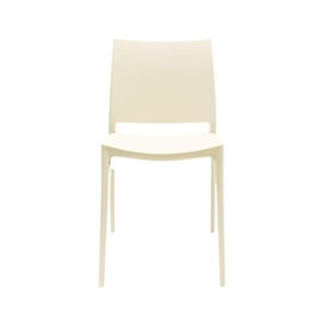 Silla Plástico Apilable Deco Dresden Blanca Escandinavia Blanco Tamaño Único