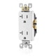 thumbnail image 4 of Enchufe eléctrico de pared Leviton Decora, resistente a manipulaciones, 20 A, 4 of 4