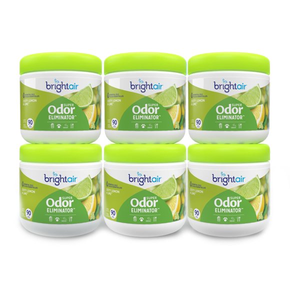 Ambientador Bright Air, supereliminador de olores, 414 ml, 6 unidades
