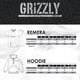 thumbnail image 5 of Polera Hombre Grizzly Griptape Lowercase Fadeaway Negro, 5 of 5