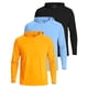 thumbnail image 1 of Rash Guard Real Essentials - Pack de 3 de manga larga, 1 of 6