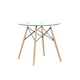 thumbnail image 1 of Mesa Eames de Vidrio Templado 70 cm Diámetro Artihogar, 1 of 2