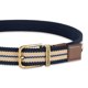 thumbnail image 4 of Cinturón Tommy Hilfiger para hombre, talla pequeña, reversible de tela elástica, color marrón/marino, 4 of 6