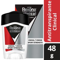 Desodorante En Crema Sport Strengh 48G 48 G Rexona Men Clinical