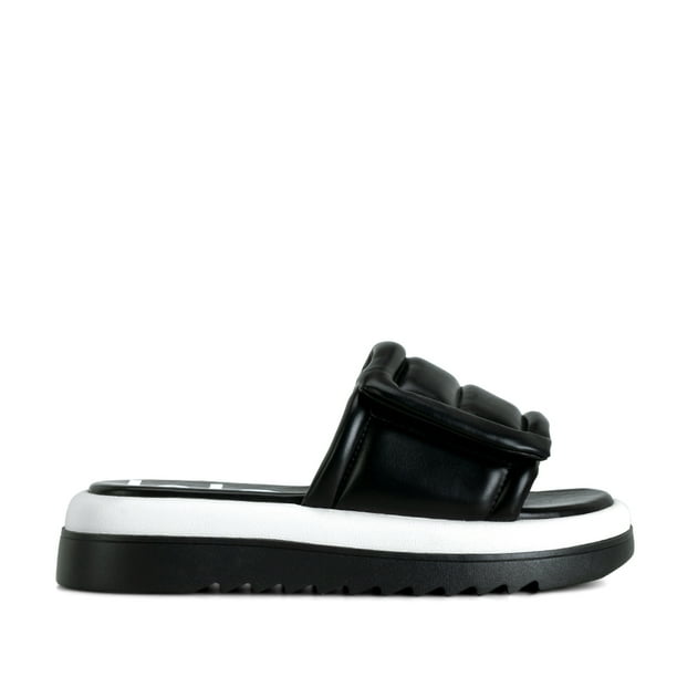 Sandalia Plataforma Negro Casual Gh98 Mujer