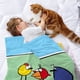 thumbnail image 2 of Peep y el Gran Mundo Ancho anti-pilling, suave, ligera, esponjosa y acogedora de lujo para hogar y cocina – Perfecta para niños y adultos,100X80cm, 2 of 6