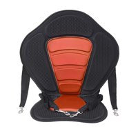 Magideal - Cojín De Asiento De Kayak Con Colchoneta De Amortiguación Trasera Desmontable Asiento De Respaldo De Canoa Cojín De Asiento Acolchado Para Piragüismo Naranja Con Bolsa
