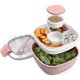 thumbnail image 1 of Bentgo Salad Container, bowl para almuerzo con bandeja superior de 4 compartimentos, 1 of 3