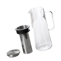 Magideal - Cafetera De Infusión En Frío, Cafetera Para Té Helado, Resistente, Fácil De Limpiar, Con Filtro, Jarra De Vidrio Para Café 1400 Ml