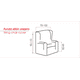 thumbnail image 4 of Funda de Sofa Bielastica 1 Cuerpo Bali, 4 of 4