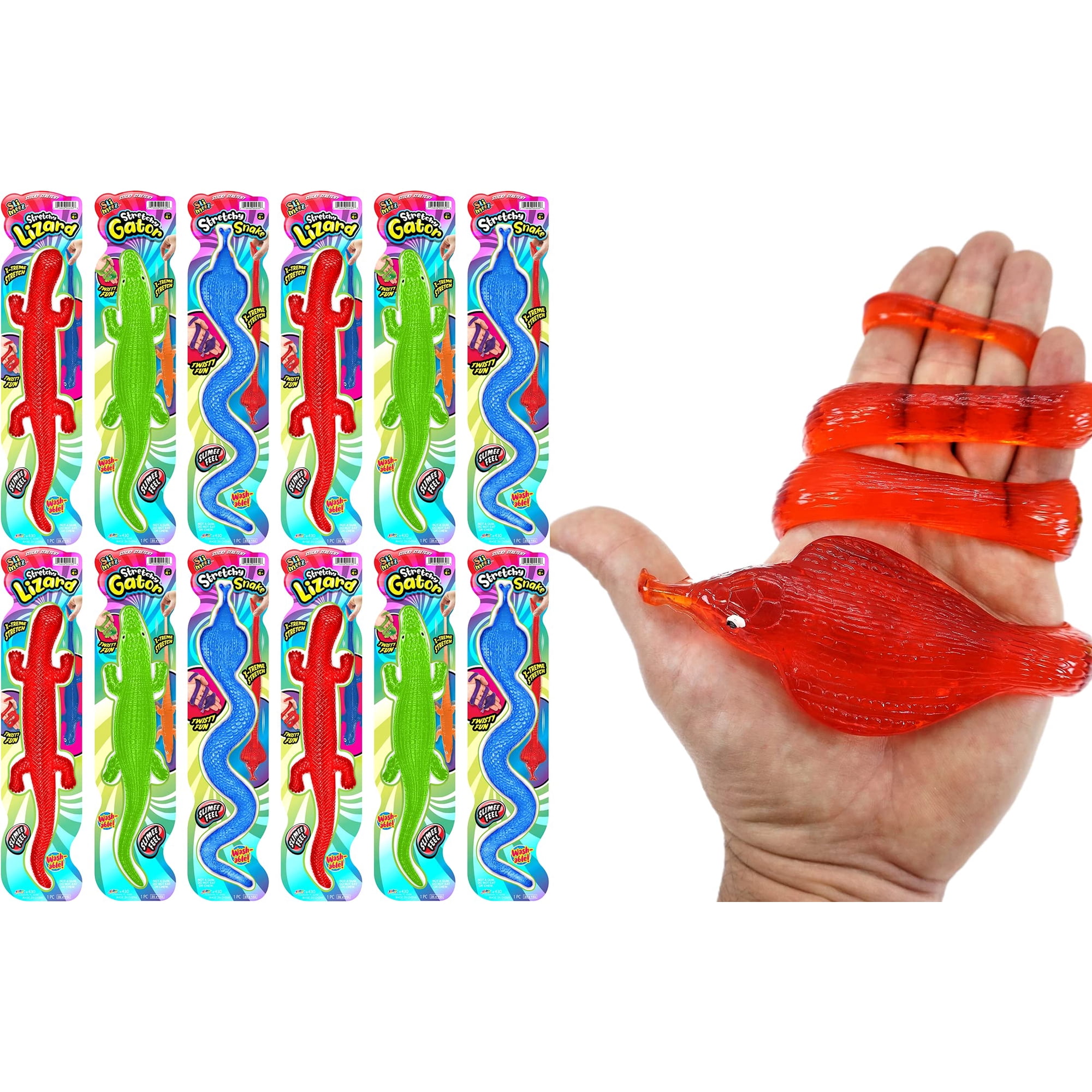 Juguete Elástico Ja-ru Con Forma De Lagarto Y Serpiente Gigante Y Pegajosa