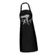 thumbnail image 1 of Barbero Delantal Profesional Delantal De Trabajo Suave Para Restaurantes Kitchens Patios Traseros Blancos, 1 of 5