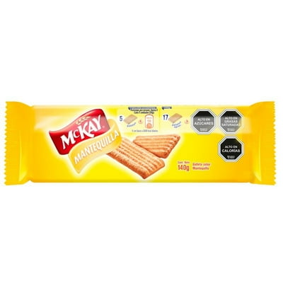 Galletas Mantequilla Bolsa 140 G Mckay