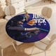 thumbnail image 4 of John Wick theme Fitted Round Tablecloths Elastic Edged Table Covers Waterproof Table Cloth For Kitchen Holiday Party Tables Decor 120cm, 4 of 6
