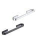 thumbnail image 4 of 1pc Punch Free Black Towel Rack, Space Aluminum, Thickened Widened Bathroom Towel Holder, Single Towel Bar, Simple Shoe Rack, 4 of 5