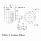 thumbnail image 2 of Pack 5 Pulsador Panel 12mm ip40 Modelo pbs-33b Color [ Max ], 2 of 2