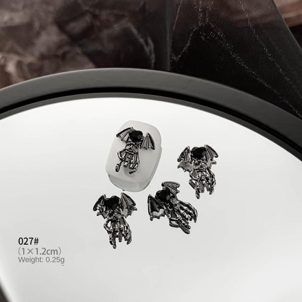 Personalized Nail Art Accessories Not Easy To Break Alloy Nail Art Crow Heart Cross Health & Beauty Cross Nail Art Jewelry