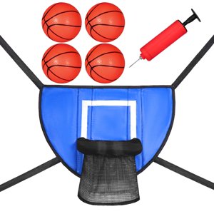 Ioensy - Mini Aro De Baloncesto Para Trampolín Con Recinto, Portería, Estante De Baloncesto