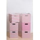thumbnail image 4 of Cubo organizador grande DII con chevrón rosa 33x33x33 cm, 4 of 9