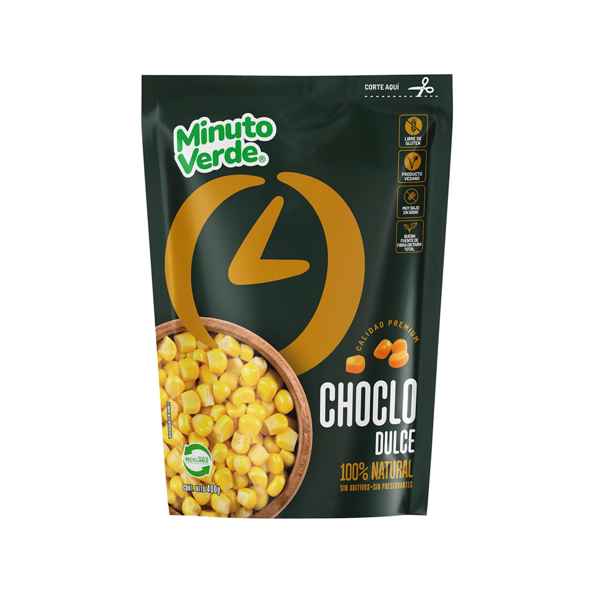 Choclo Tierno Congelado 400 g Minuto Verde