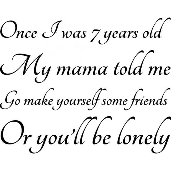 Decomural 7 Years Old Lukas Graham Song Lyrics WS-42897