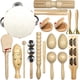 thumbnail image 1 of Set de Percusión LHYCS WJ001 de 15 Piezas, Madera Natural, 1 of 3
