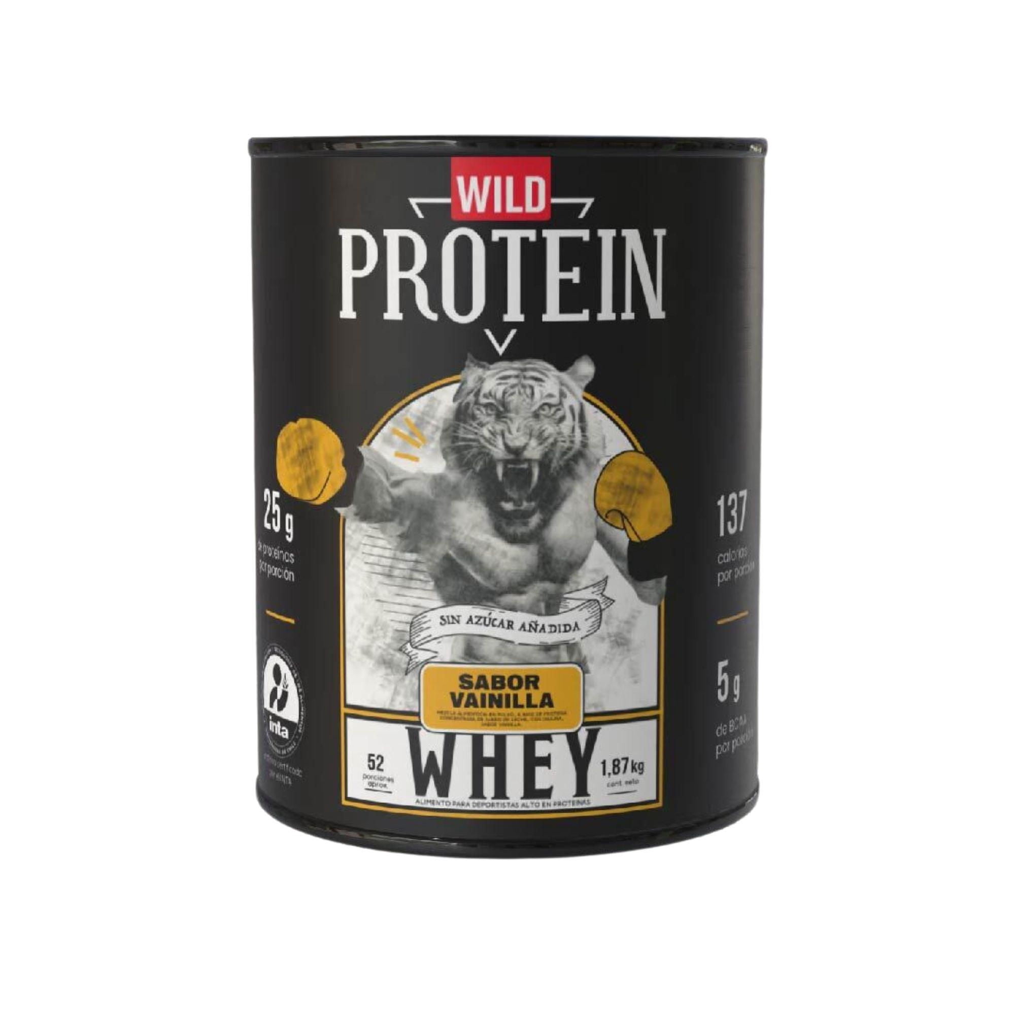 Suplemento De Proteína Whey Vainilla Tarro 653 g Wild protein pro