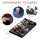 thumbnail image 4 of Scream: Película Porta Pasaporte y Cartera de Viaje Premium de Cuero PU, Funda de Pasaporte Bloqueo RFID con Ranuras para Tarjetas de Crédito, Estuche para Libro de Pasaporte para Familia 10cm × 15cm, 4 of 6