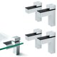 thumbnail image 1 of Soportes flotantes para estantes AWEN ajustables para madera y vidrio x4, 1 of 6