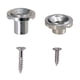 thumbnail image 1 of Retenedor De árbol De Cuerda De Guitarra Con Tornillos 7.8mm Guitarras Eléctricas Piezas Plata, 1 of 3