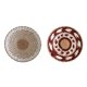 thumbnail image 2 of Cesta Tejida Para Colgar En La Pared Tapices Simples Para Patio Blanco 30cm Rojo 30cm, 2 of 4