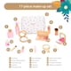 thumbnail image 5 of Set De Maquillaje De Juguete Kit De Maquillaje Simulado De Madera Para Niñas De 3 A 6 Años, 5 of 6