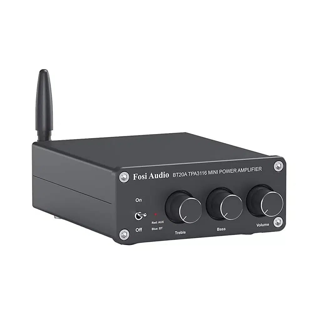 Amplificador De Audio Estereo Bluetooth 5.0 Clase D 2x100w - Fosi Audio Bt20a