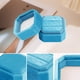 thumbnail image 2 of Caja de Anillo de Terciopelo REGALWOVEN para Boda, Ceremonia, Caja de Almacenamiento de Anillos de Joyería Doble, Soporte de Anillo, Azul Pavo Real, 2 of 7
