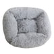 thumbnail image 1 of Cozy dog Bed Warm Kennel Long Plush easy to clean Mat Suministros para mascotas Colchón suave para el invierno Warm Puppy Sleeping Small Medium Dogs - Gris claro, M M gris claro, 1 of 5