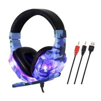 Audifono Gamer Soyto Sy830 Camuflado Con Luz Led