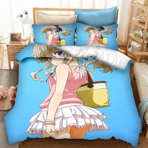 Charlotte Tomori Nao Bedding Set Boys Girls Duvet Cover Pillowcase Bed Kids Adult