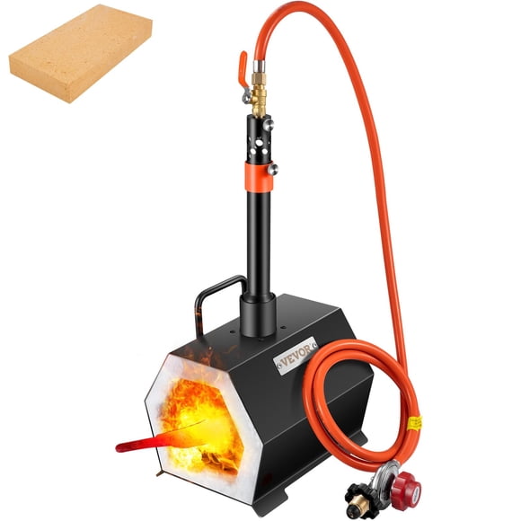 Propane Forge VEVOR portátil de un solo quemador, 2600 °F, metal