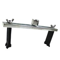 Magideal - Herramienta De Extracción De Bomba De Para Automóvil, Accesorios Universales Duraderos Acero Al Carbono 2 Mordazas Llave De Cubierta De , Negro