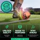 thumbnail image 3 of Medias de Fútbol LUX Sports Antideslizantes con Doble Agarre Negras, 3 of 7
