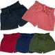 thumbnail image 1 of Pack 3 Short Casual Mujer Soft, Tiro Alta Bud Elástica 1Negro+1Verde+1Burdeos, 1 of 2