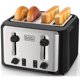 thumbnail image 1 of Tostadora Black+Decker de 4 Rebanadas con Ranuras Anchas de Acero, 1 of 2
