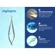 thumbnail image 4 of Tijeras Artman Instruments de 14 cm, microcorte con resorte, 4 of 9