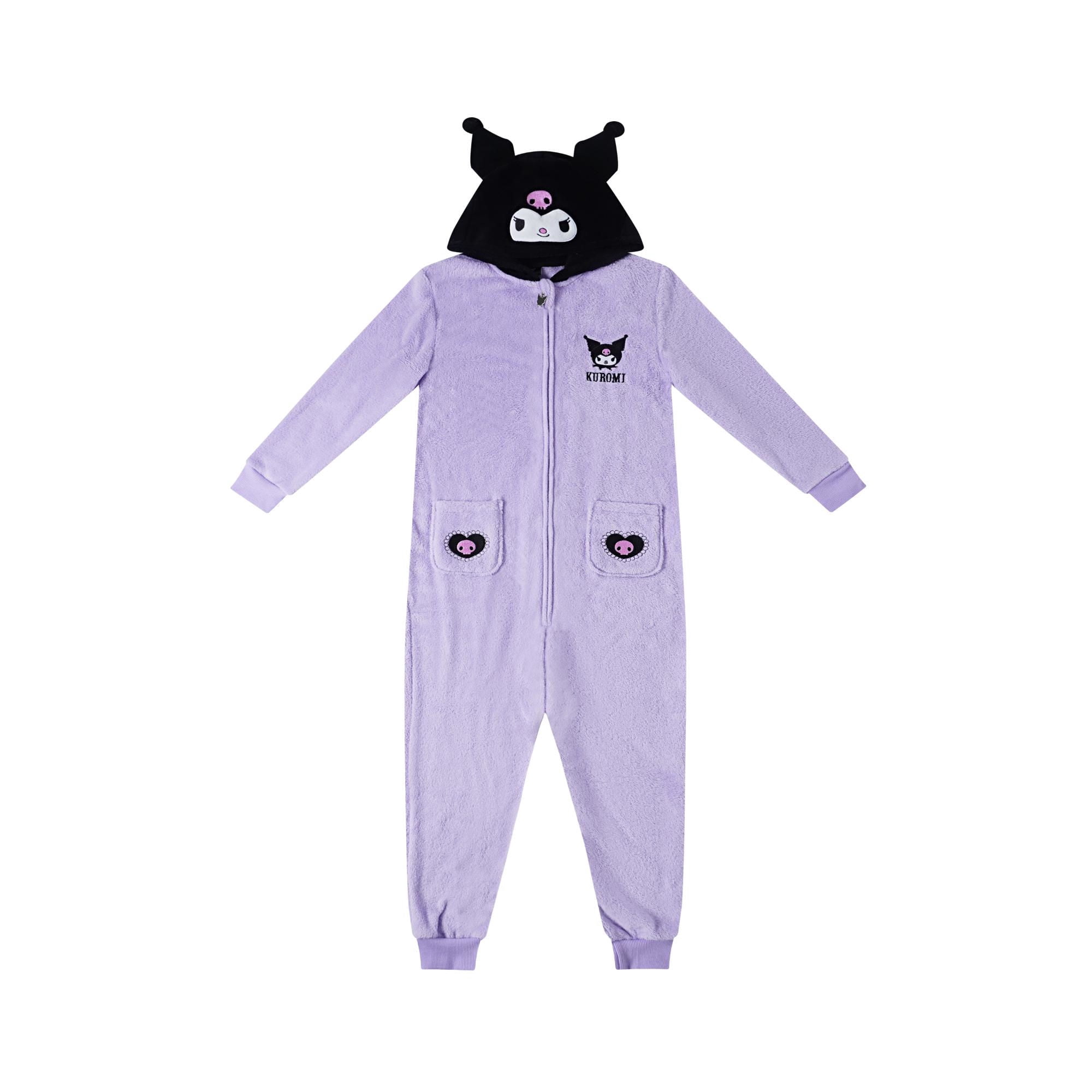 Pijama Enterito Disfraz Kuromi Niña 4 - 6