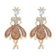 thumbnail image 3 of Pendientes Para Niñas Ballet Niña Día De La Madre Regalo Para Fiesta Uso Diario Vacaciones Dorado, 3 of 3