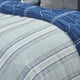 thumbnail image 5 of Sham Rizzy Home BT4008 King Size 50x90 cm Azul/Neutral/Gris, 5 of 9